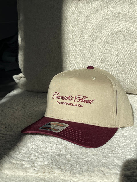 "Tecumseh's Finest" Trucker Hat in Maroon