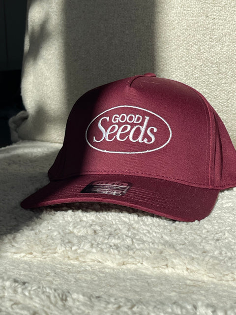 Good Seeds Classic Trucker Hat in Maroon