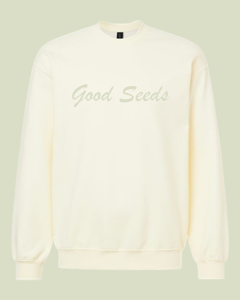You Have Good Taste! in butter off-white with sage