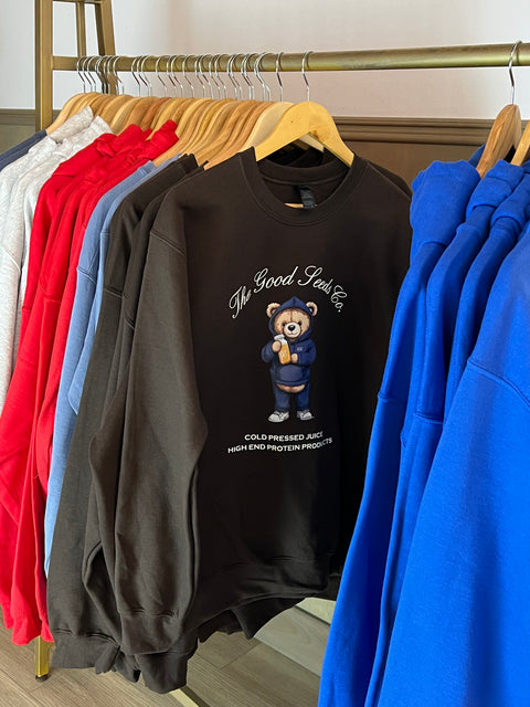 Brown Teddy Bear Crewneck