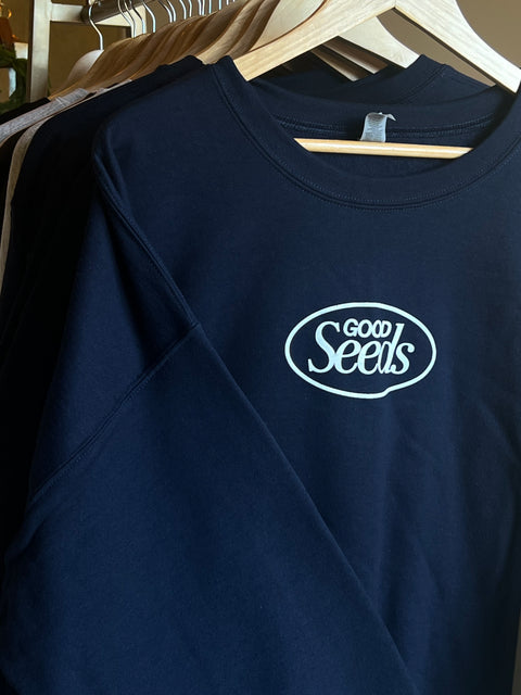 Good Seeds Classic Crewneck in Navy Blue