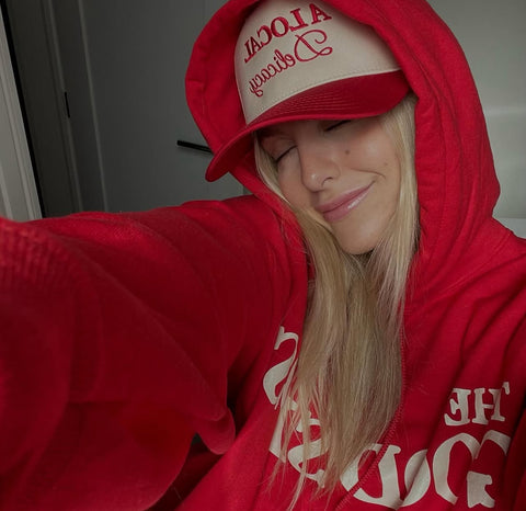 Red Local Delicacy Hoodie
