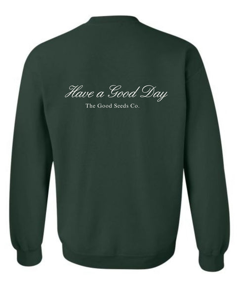 Green Teddy Bear Crewneck