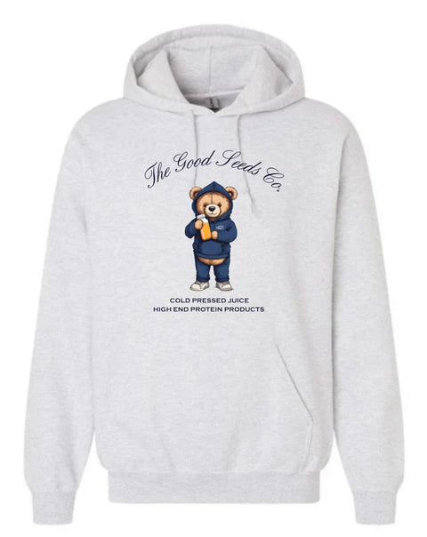 Grey Teddy Bear Hoodie