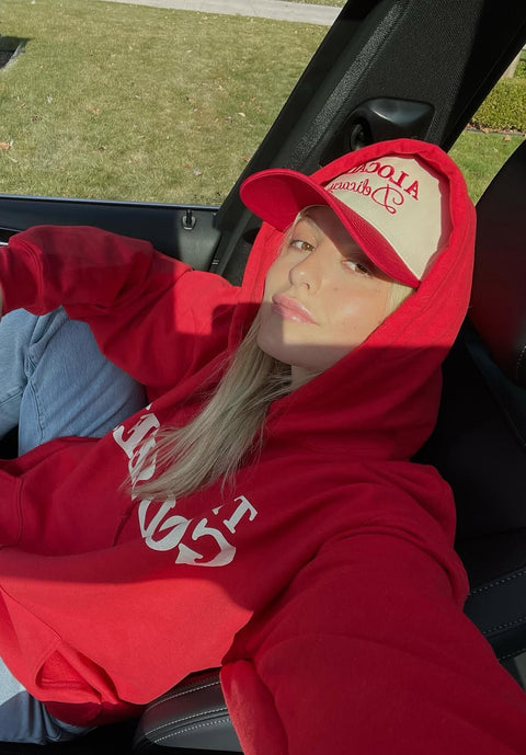 Red Local Delicacy Hoodie