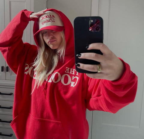 Red Local Delicacy Hoodie