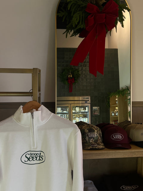 Good Seeds Quarter-Zip in Green